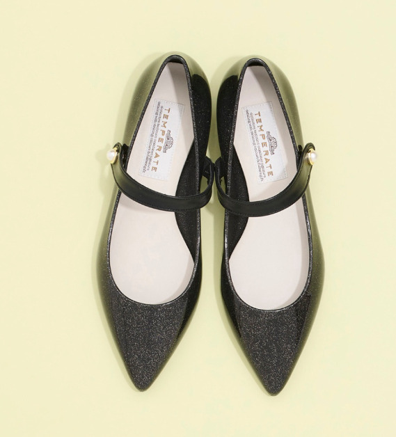 メリージェーンのレインシューズ